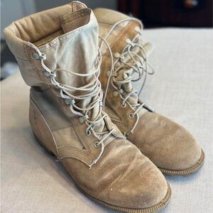 Desert Military combat boots 10 XW